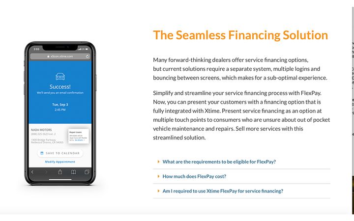 Expanded flexible financing options allow dealers to offer access to buy now, pay over time payment plans that work for more than 90% of Sunbit consumers. - IMAGE: Xtime