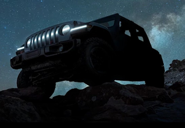 Teaser for battery-electric Jeep Wrangler concept Teaser for battery-electric Jeep Wrangler concept