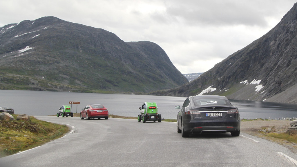 Electric car rally in Norway - elbil.no 