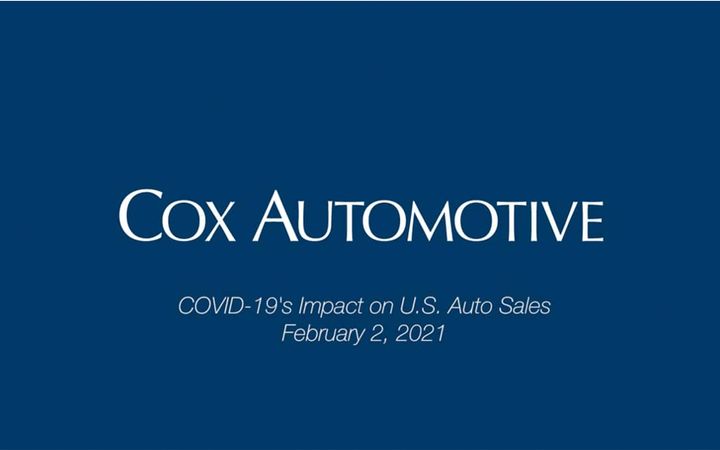Auto sales activity likely slowed in the final days of January, notes Cox Automotive's Chief Economist Jonathan Smoke, as consumer sentiment waned and heavy winter weather ran through major markets in the Midwest and Northeast. - IMAGE: Cox Automotive