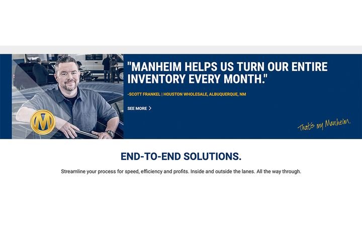 Powered by vAuto, the new Manheim Dashboard gives Provision clients a leg up on the competition by bringing actionable data and insights to Manheim’s digital platforms. - IMAGE: Manheim.com
