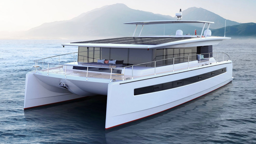 Volkswagen MEB-equipped Silent 55 catamaran Volkswagen MEB-equipped Silent 55 catamaran