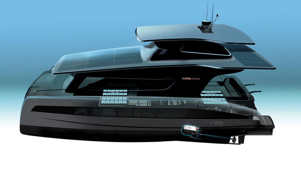 Volkswagen MEB-equipped Silent Yachts Cupra Design catamaran Volkswagen MEB-equipped Silent Yachts Cupra Design catamaran