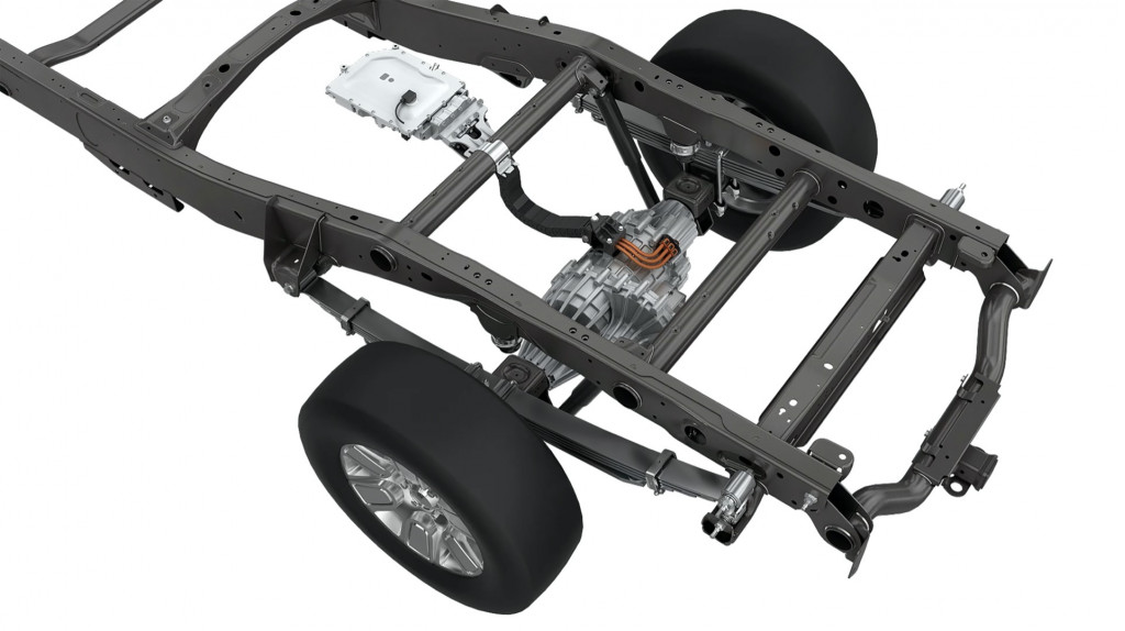 Magna eBeam propulsion system for electric or hybrid trucks Magna eBeam propulsion system for electric or hybrid trucks