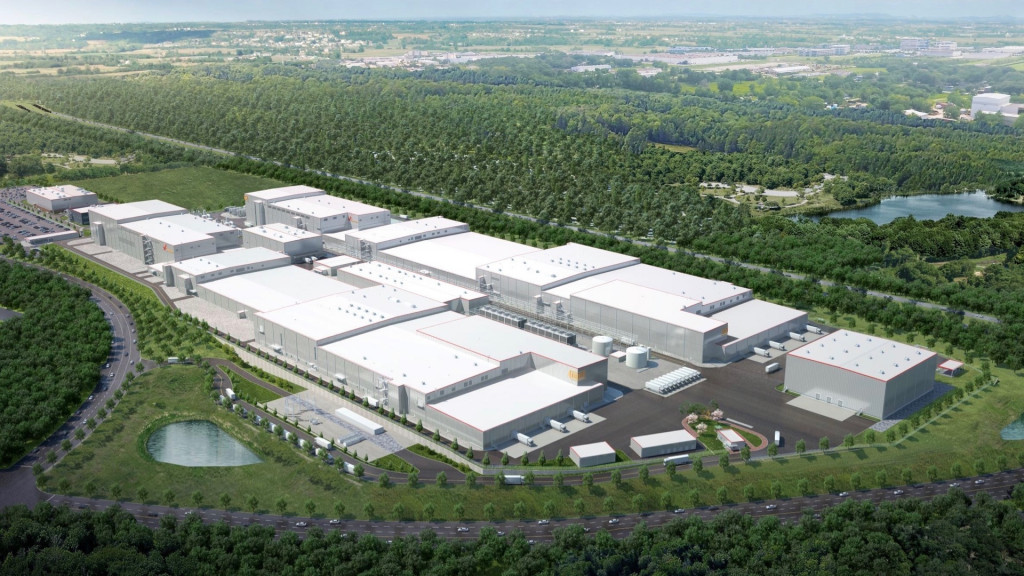Artist's rendering of SK Innovation battery factories in Commerce, Georgia Artist's rendering of SK Innovation battery factories in Commerce, Georgia