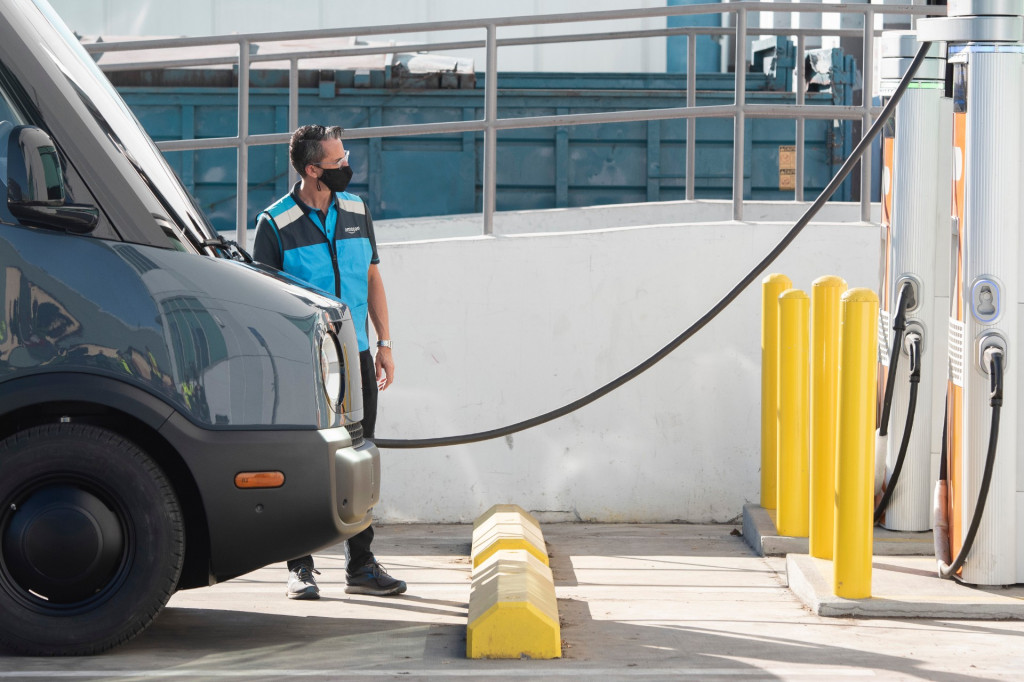 Rivian Amazon electric delivery truck Rivian Amazon electric delivery truck