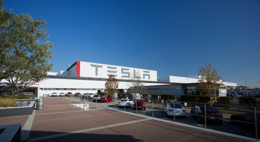 Tesla factory, Fremont, California Tesla factory, Fremont, California