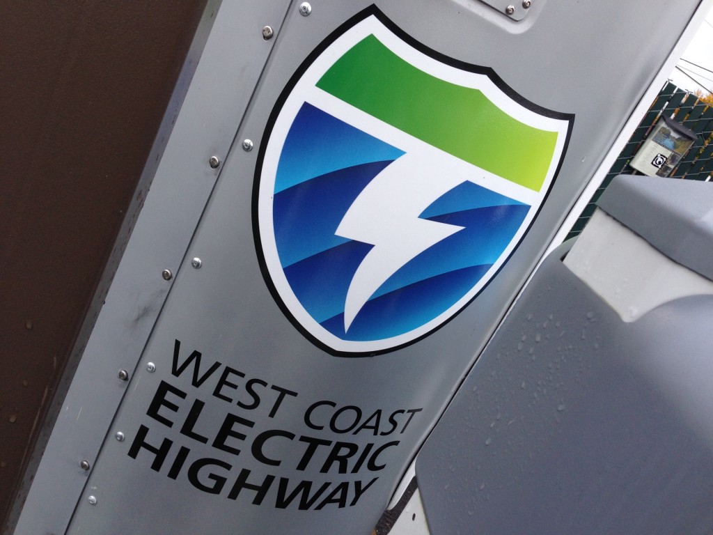 AeroVironment DC fast charger, part of West Coast Electric Highway - Centralia, WA AeroVironment DC fast charger, part of West Coast Electric Highway - Centralia, WA