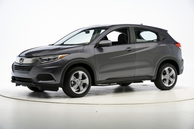 2021 Honda HR-V in IIHS side-impact crash test 2021 Honda HR-V in IIHS side-impact crash test