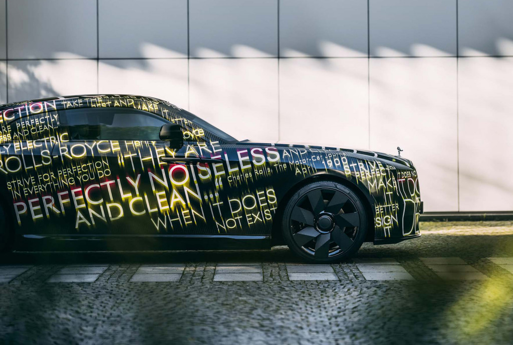 Teaser for Rolls-Royce Spectre launching in late 2023 Teaser for Rolls-Royce Spectre launching in late 2023