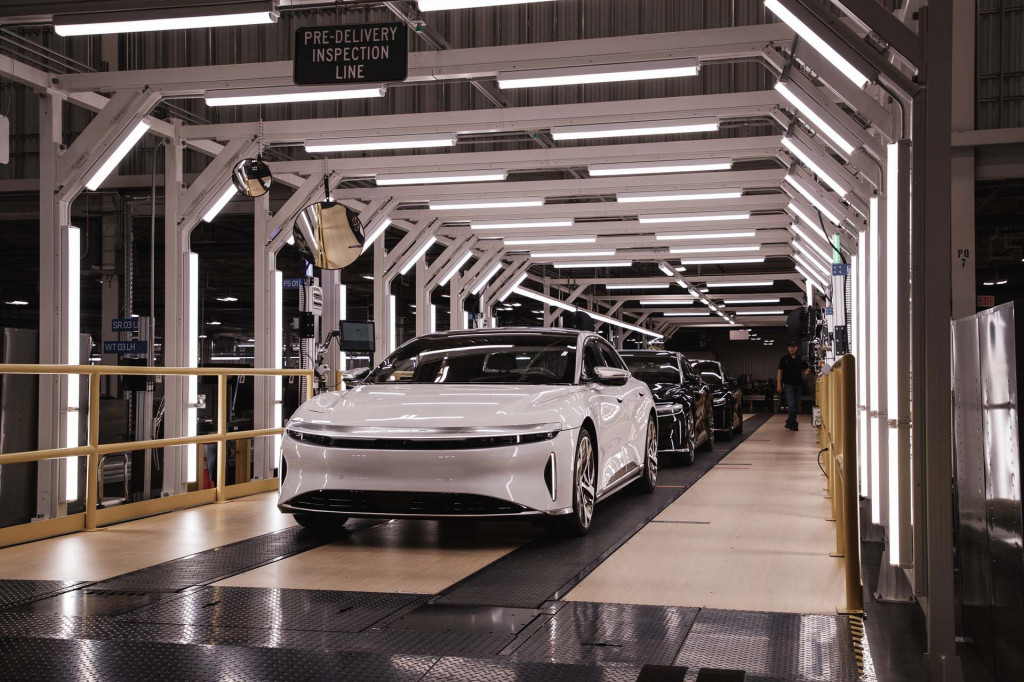 Lucid Air production Lucid Air production