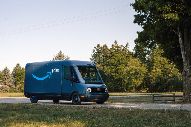Rivian Amazon electric delivery truck Rivian Amazon electric delivery truck
