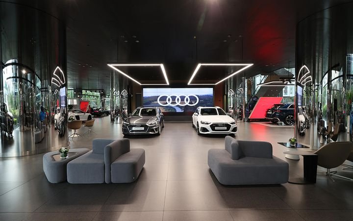 Augmented reality and digital platforms may augment dealership sales, but experts say they will not replace physical showrooms.  - IMAGE: Audi