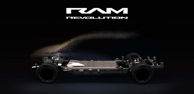 Teaser for electric Ram 1500 due in 2024 Teaser for electric Ram 1500 due in 2024