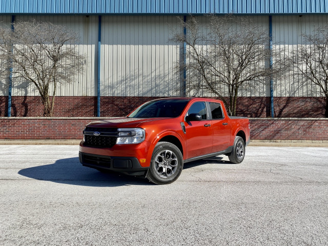 2022 Ford Maverick in hot pepper red 2022 Ford Maverick in hot pepper red