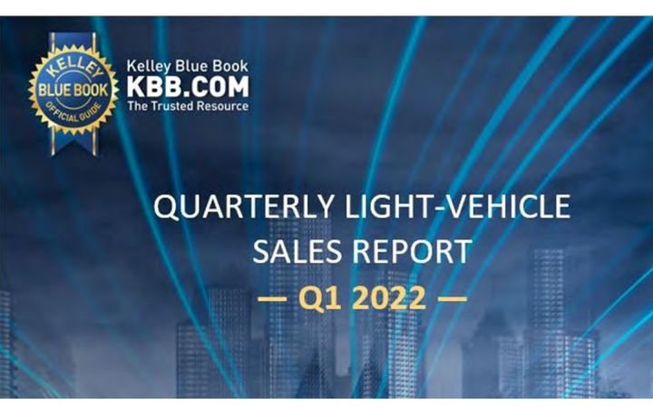 The team at Kelley Blue Book has assembled two broad reports from the first quarter: One is a look across industry-wide U.S. sales in Q1, the other a narrow review of electrified vehicle sales in the U.S., the combined sales of hybrids, plug-in hybrids and EVs. - IMAGE: Cox Automotive