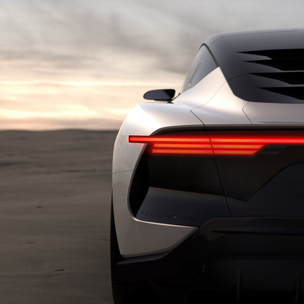 DeLorean EV teaser DeLorean EV teaser