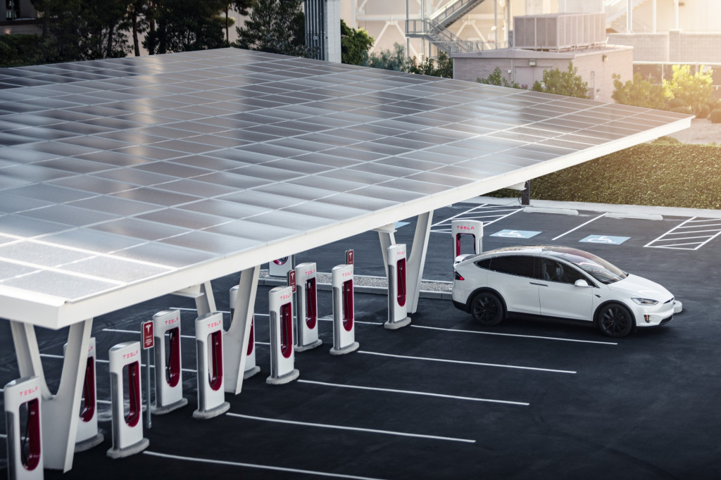 Tesla Supercharger station V3, Las Vegas Tesla Supercharger station V3, Las Vegas