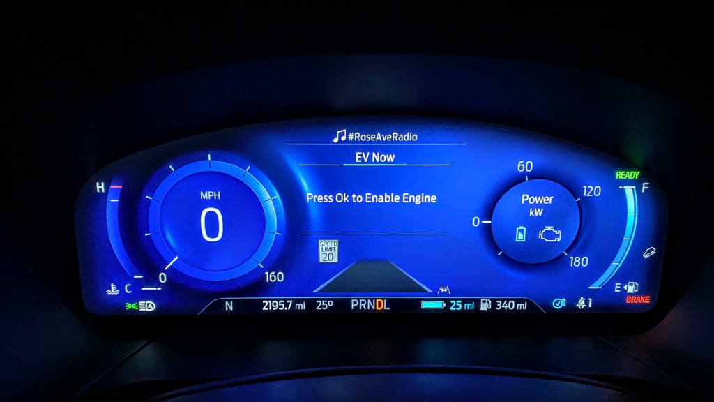Ford Escape Plug-In Hybrid - accelerator floored Ford Escape Plug-In Hybrid - accelerator floored