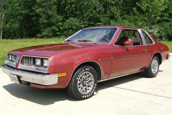 a red 1978 pontiac sunbird