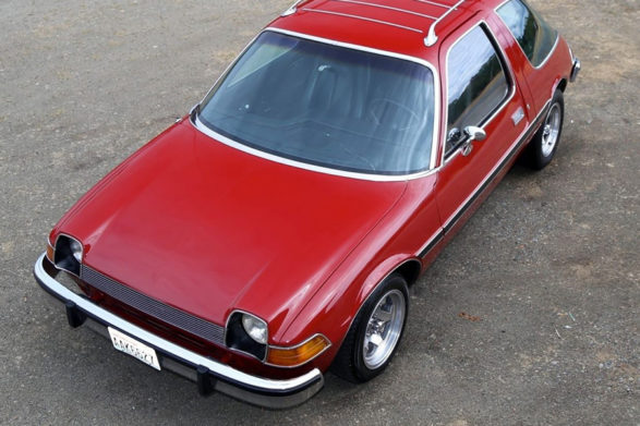 a red 1975 amc pacer