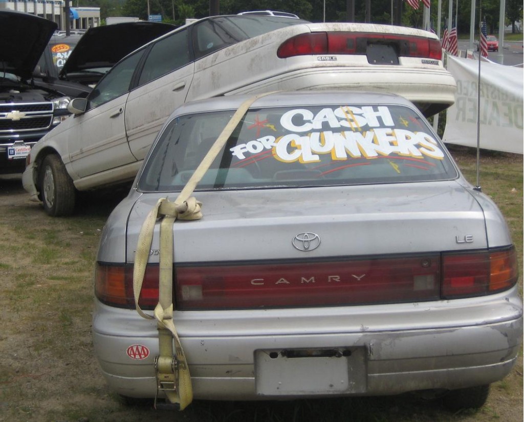 Cash for Clunkers tradeins: Mercury Sable and Toyota Camry Cash for Clunkers tradeins: Mercury Sable and Toyota Camry
