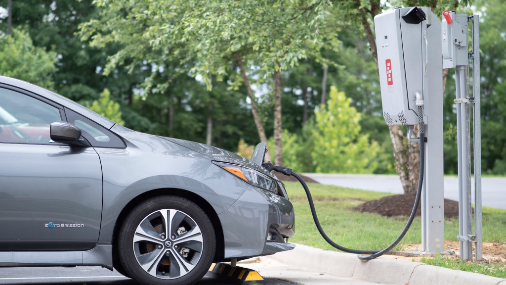 Nissan Leaf and Fermata Energy FE-15 bidirectional charger Nissan Leaf and Fermata Energy FE-15 bidirectional charger