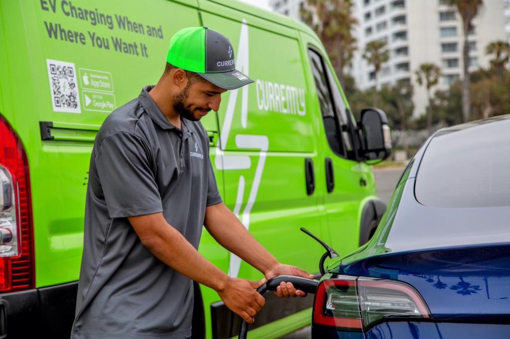 SparkCharge on-demand charging, with Currently app SparkCharge on-demand charging, with Currently app