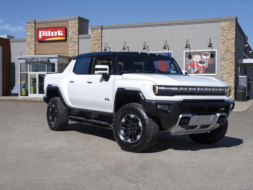 GMC Hummer EV at Pilot travel center GMC Hummer EV at Pilot travel center