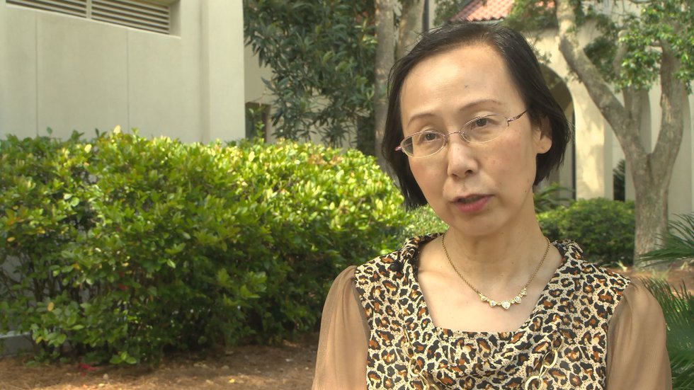 Jia Lu is the geology course professor who led the course.