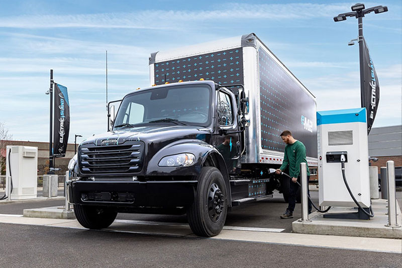 EV charging truck