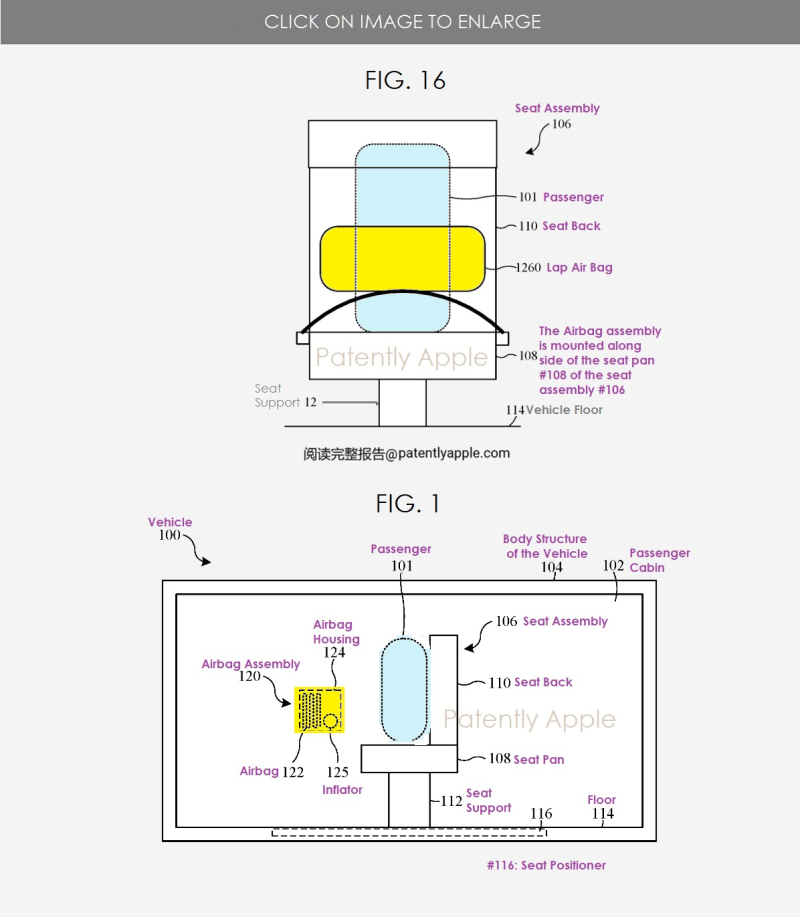 2 Apple patent figs 1 and 16 lap Air Bag - patently apple.com report 2 Apple patent figs 1 and 16 lap Air Bag - patently apple.com report