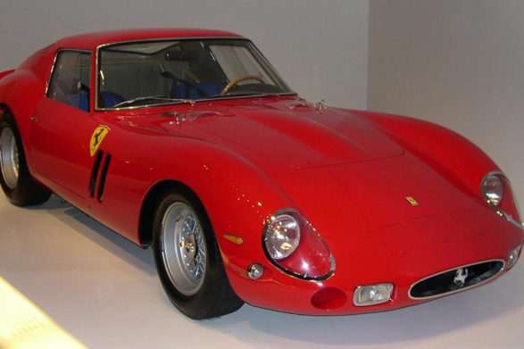 a red ferrari 250 gto