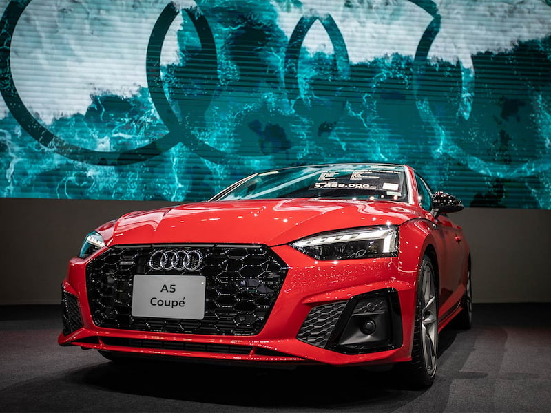 a discontinued red audi a5