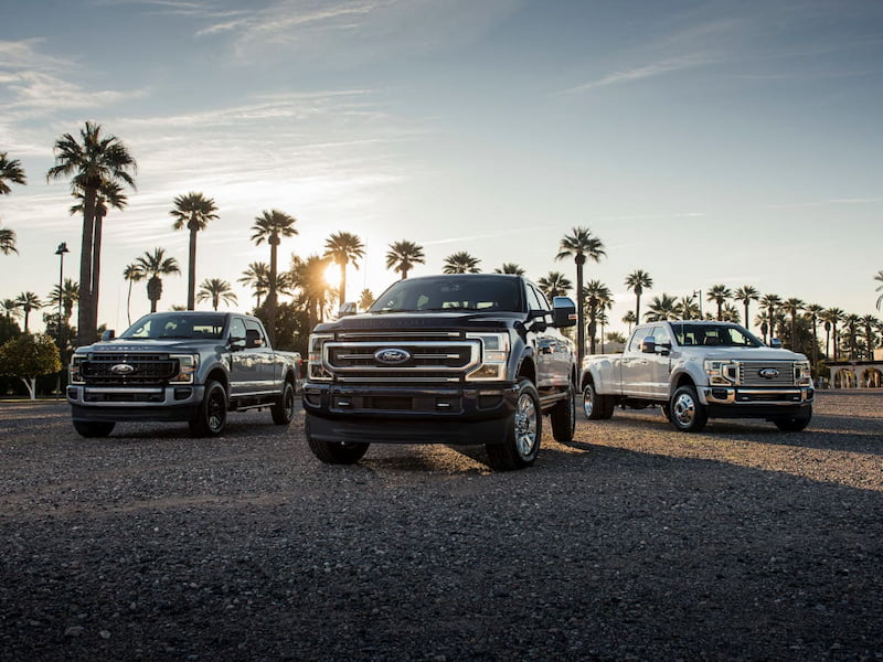 a recalled ford super duty truck