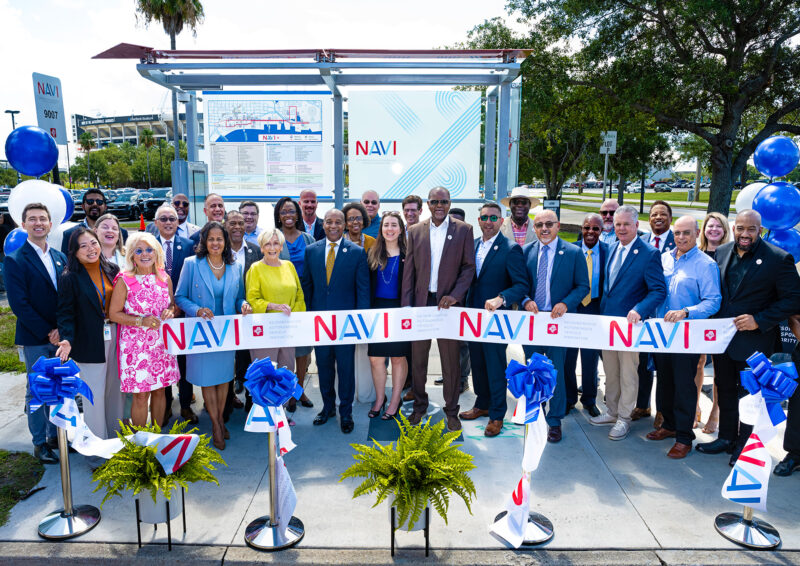 NAVI Ribbon cutting