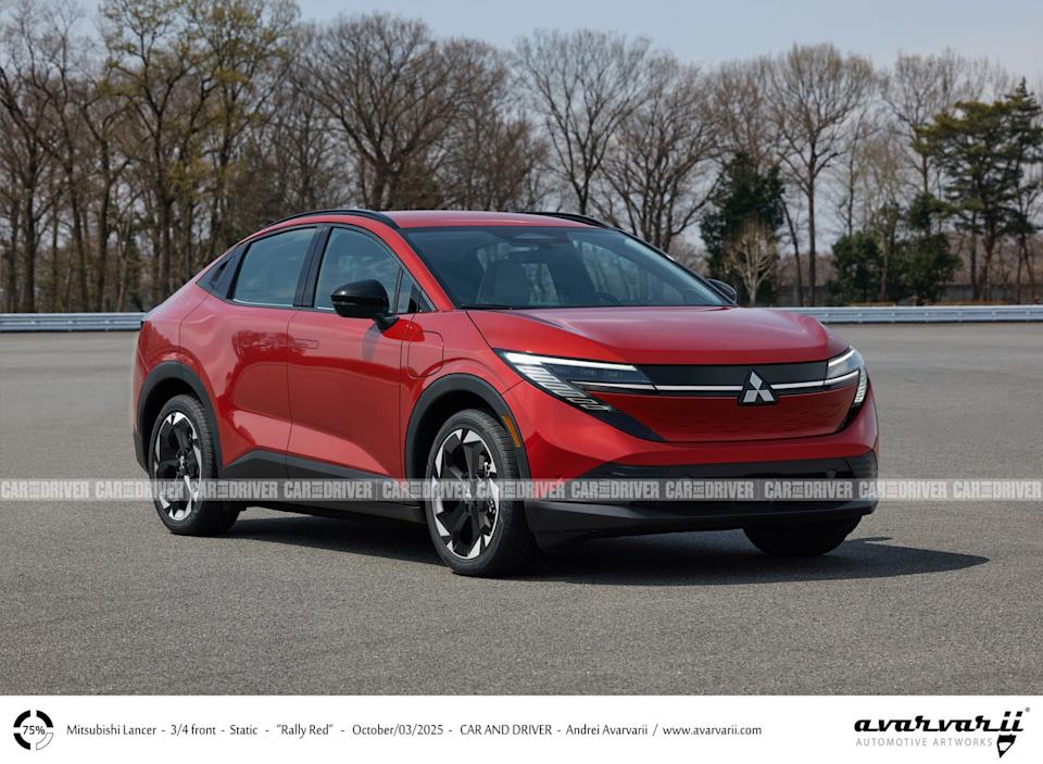 mitsubishi lancer render