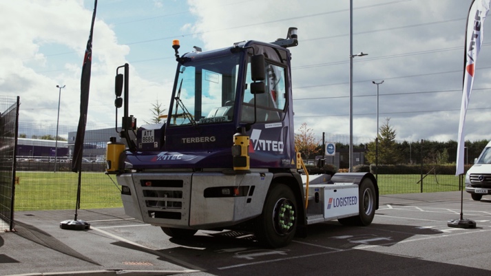 The autonomous V-CAL truck which has been in operation in the North East of England